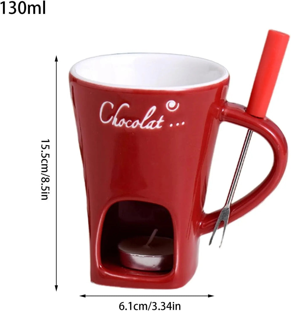 Exquisite Schokoladenfondue-Tasse – Authentisches Fondue-Erlebnis für Schokoladenliebhaber