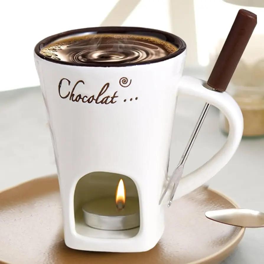 Exquisite Schokoladenfondue-Tasse – Authentisches Fondue-Erlebnis für Schokoladenliebhaber