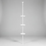 Shower Shelf Tension Pole Adjustable Corner Bathroom Storage Rack