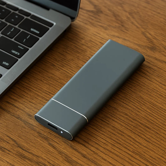 Portable External Hard Drive – USB 3.2, Aluminum Casing & Slim Storage Design