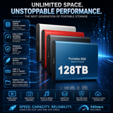 Portable SSD External Hard Drive – High-Speed USB & 128TB Storage
