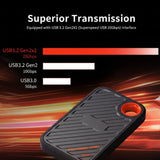 External Hard Drive Portable SSD Compact Data Backup Storage