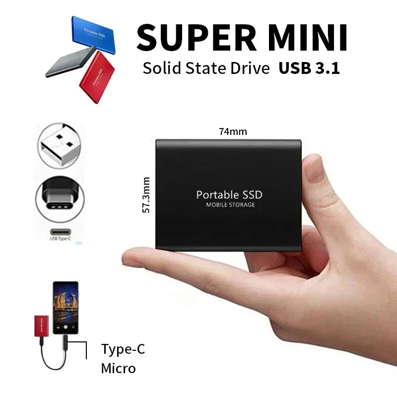 StorePro External SSD - 2TB Storage