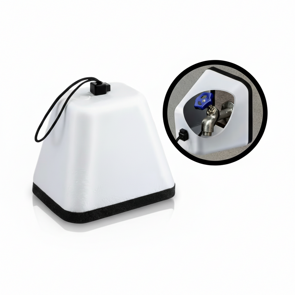 Outdoor Faucet Covers Insulated Foam Freeze Protection Winter