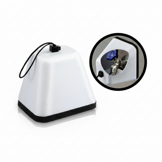 Outdoor Faucet Covers – Insulated Foam, Freeze Protection & Winter Use