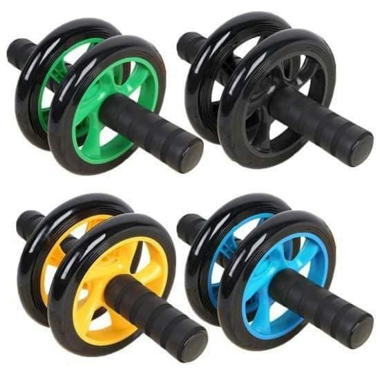 Dual-Wheel Ab Roller – Full-Body Trainer, Non-Slip Foam Grips, Compact