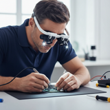 BowLift | Magnifying glasses with LED lamps for double eyes