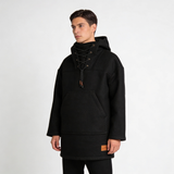Kalsten | Boreal Windrak Woolanorak Jacket | 650g/m² Heavyweight Wool | 28-Micron Wind-Resistant Outerwear | Technical Hunting & Expedition Smock