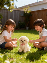 BowLift | Nicoo Interactive Robot Puppy | Walks, Barks, Wags Tail | Plush, Battery-Operated Toy