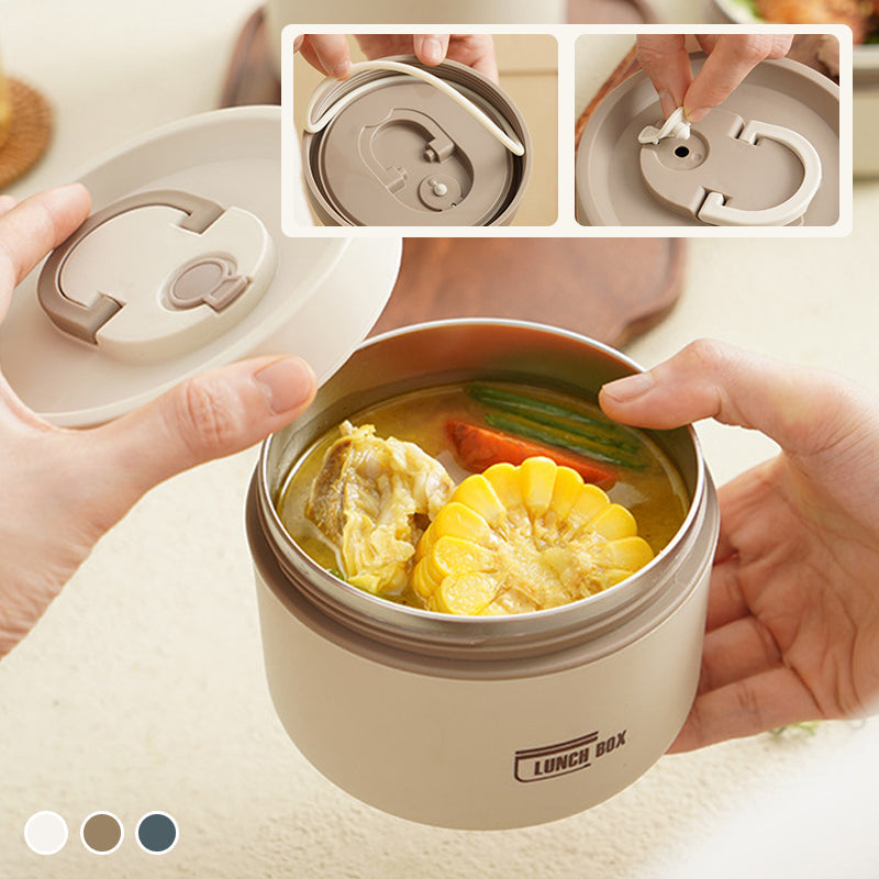ThermoBox insulated lunchbox - in use