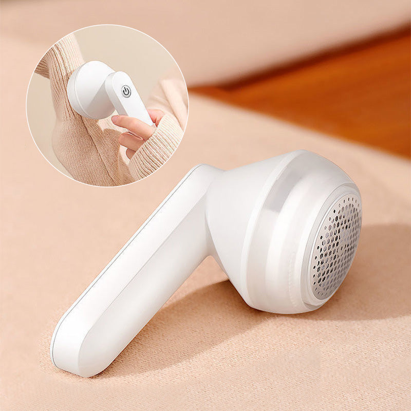 Rechargeable Electric Fabric Shaver – Stainless Steel Blade, USB & Removable Lint Bin