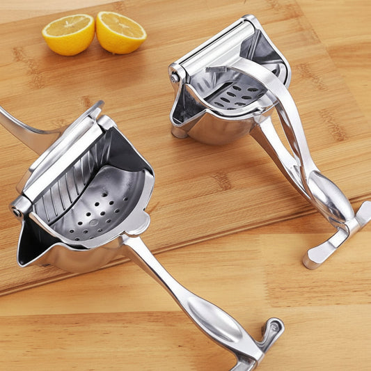 Citrus Juicer – Stainless Steel, Manual & Hand Press Design