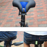 Noseless Bike Saddle – Ergonomic Foam Padding, Dual-Spring Suspension & Universal Fit