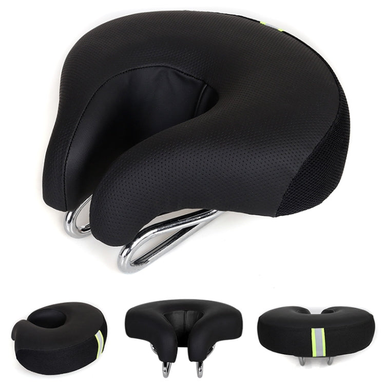 Noseless Bike Saddle – Ergonomic Foam Padding, Dual-Spring Suspension & Universal Fit