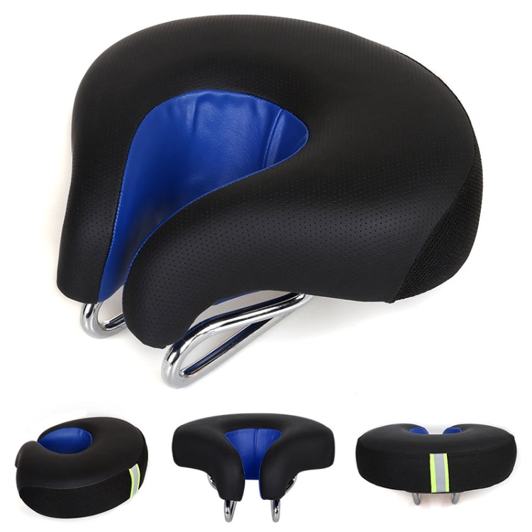 Noseless Ergonomic Bike Saddle – Spring Suspension, 20×18cm Seat & Breathable Mesh