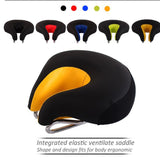 Noseless Bike Saddle – Ergonomic, Pressure-Relief & Shock-Absorbing Springs