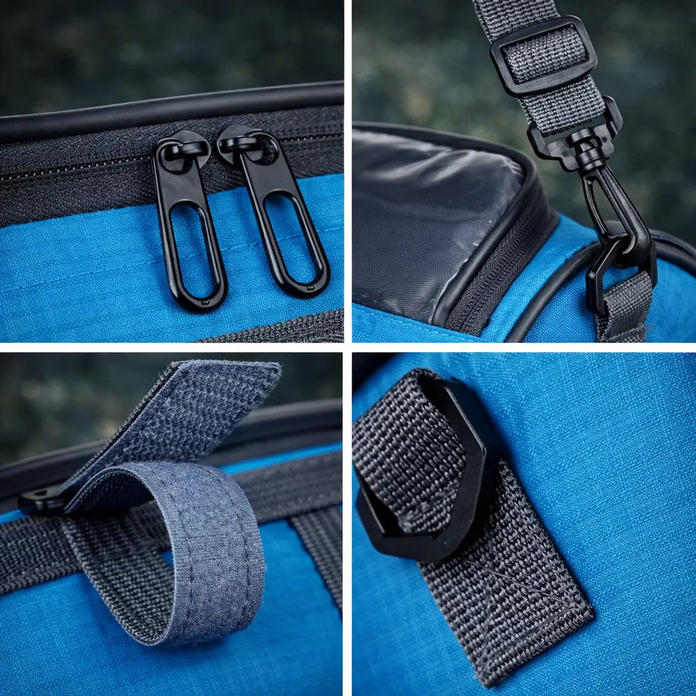Bike Handlebar Bag – Touchscreen Window, Water-Resistant Nylon & Shoulder Strap