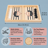 Family Board Game Fun  Wooden Tabletop Set Catapult Game