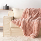 Throw Blanket Faux Fur Plush Soft Cozy Sofa Bed Cover