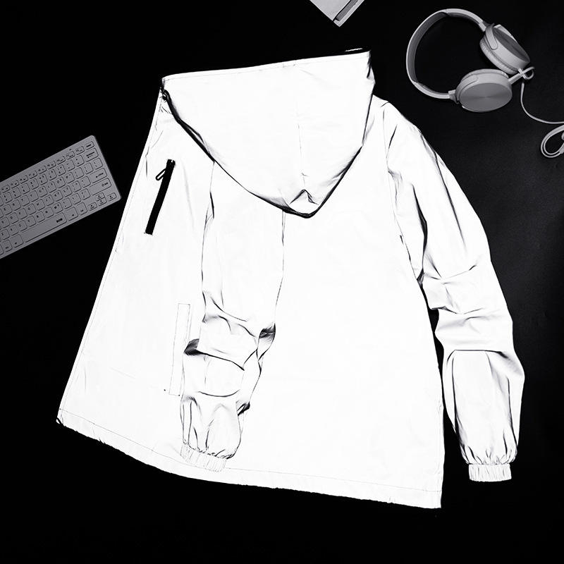 LumiSafe High-Reflective Waterproof Unisex Rain Jacket