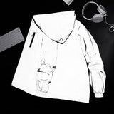 LumiSafe High-Reflective Waterproof Unisex Rain Jacket
