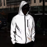 LumiSafe High-Reflective Waterproof Unisex Rain Jacket