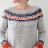 Feminine knitted sweater - Hildegard