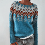 Feminine knitted sweater - Hildegard