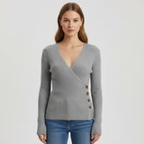 Figure-hugging knitted jumper - Melina - 2