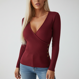 Figure-hugging knitted jumper - Melina - 5
