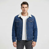 Tom - Fleece-Lined Retro Denim Jacket