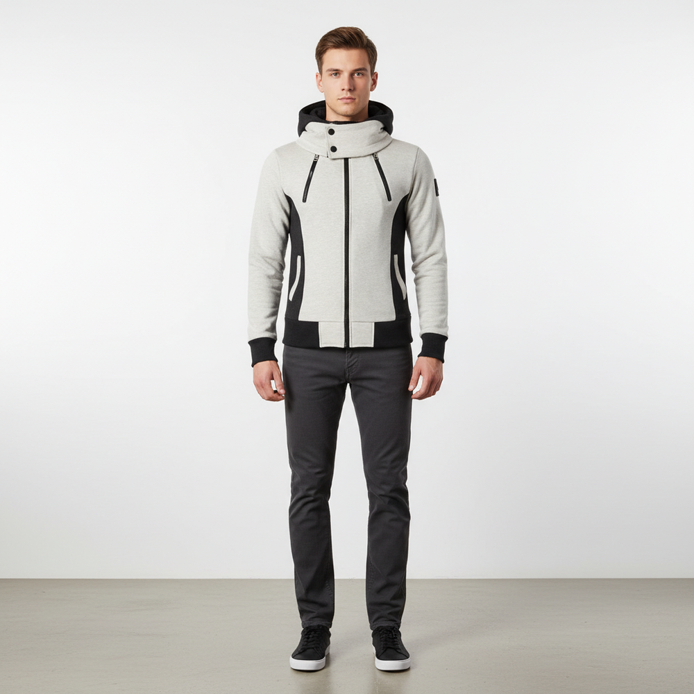 Fleece Jacket with Hood - Rudolf - 4