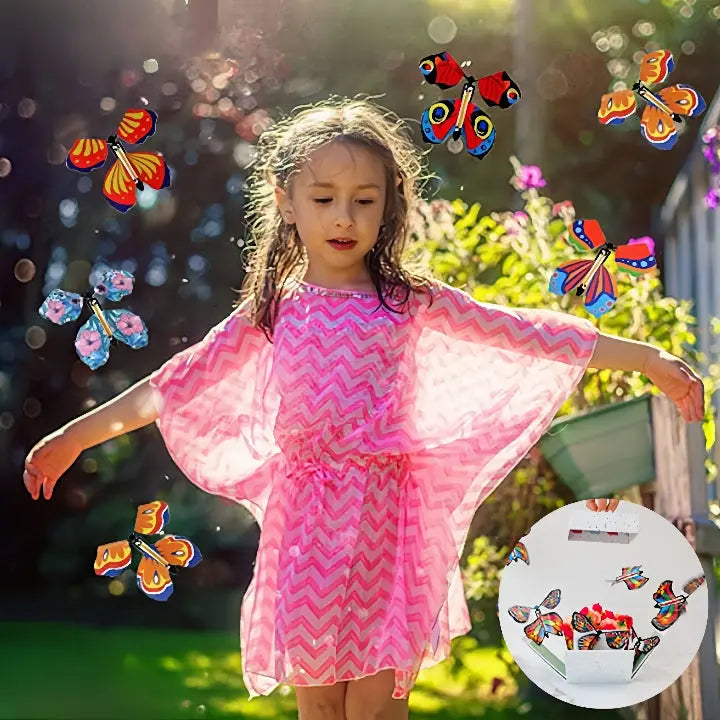 10er Set Fliegende Schmetterlings-Überraschung – Perfekte Deko für Hochzeiten & Feiern