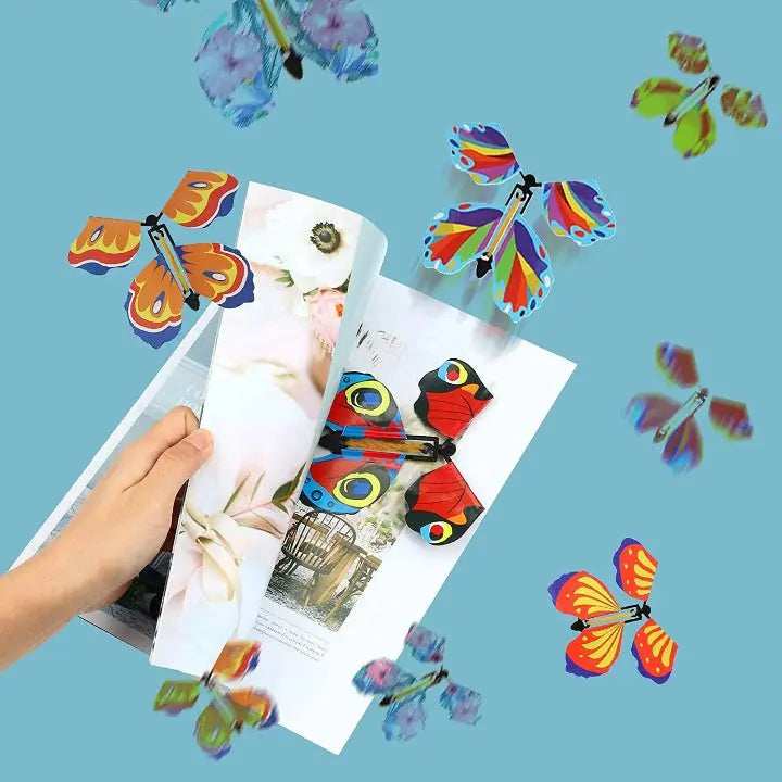 10er Set Fliegende Schmetterlings-Überraschung – Perfekte Deko für Hochzeiten & Feiern