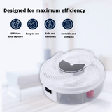 Electric Fly Trap – Rotating Catch Mechanism, Chemical-Free & Bait Stations