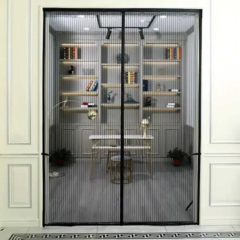 Magnetic Screen Door – Self-Closing, Bug-Proof Mesh & 5 Sizes