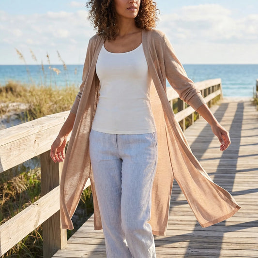 Flowing casual cardigan – Sandy