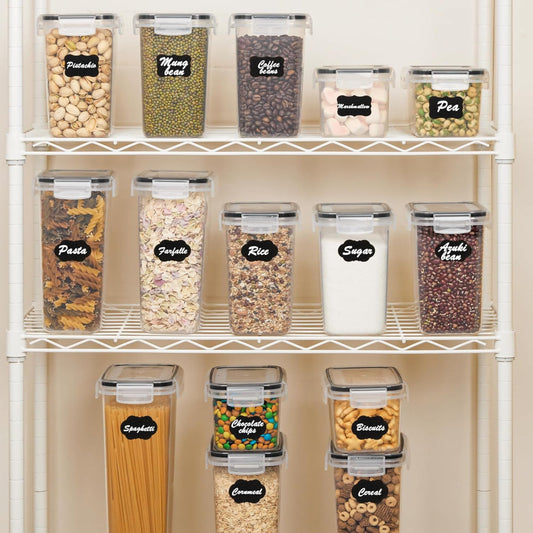Food Storage Containers – Airtight Lids, Stackable Design & Clear 24-Piece Set