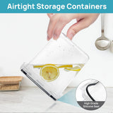Food Storage Containers Airtight Stackable Clear Kitchen Set