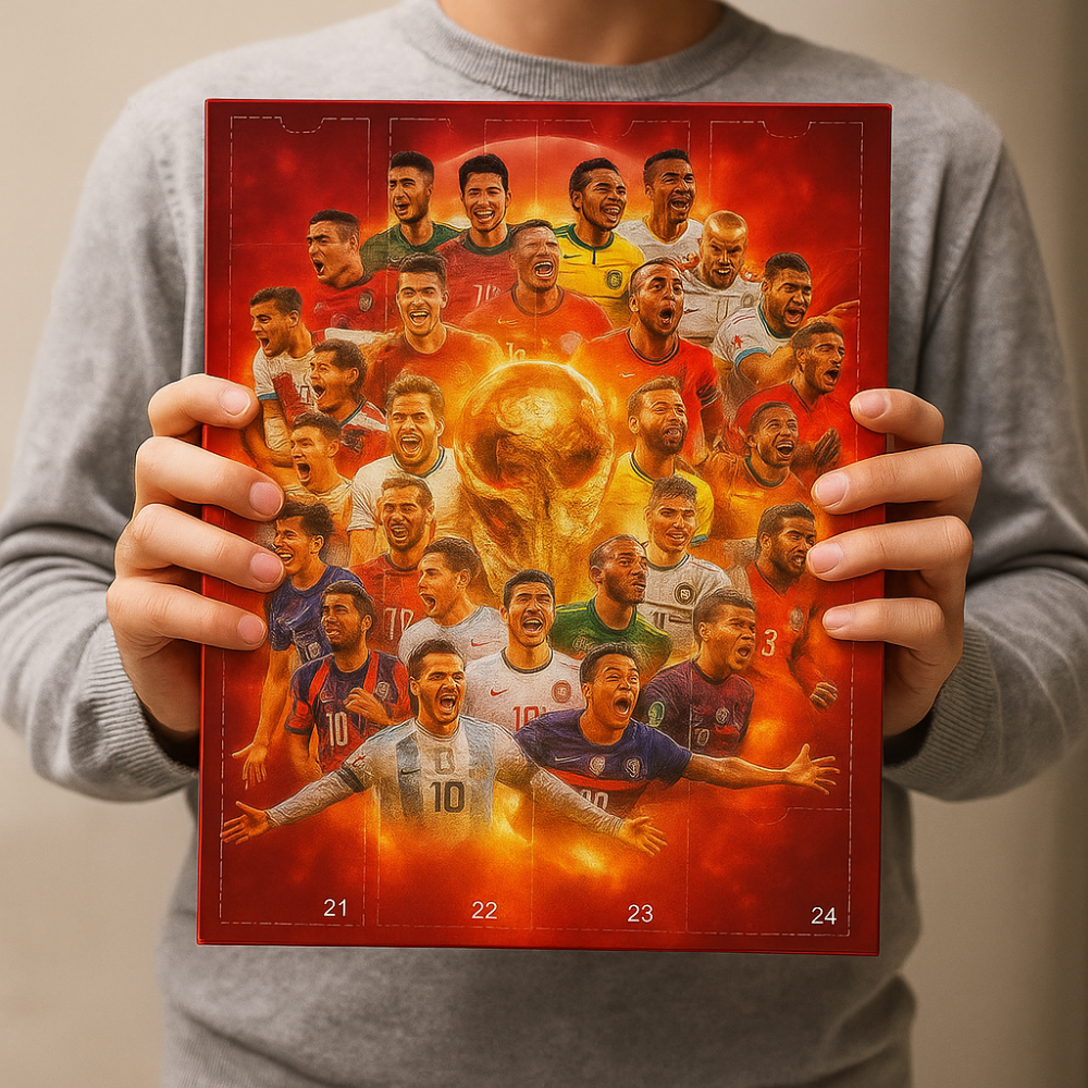 Toy Football Advent Calendar Figure Collector Set
