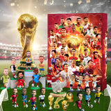 Football Advent Calendar Figure Display Set