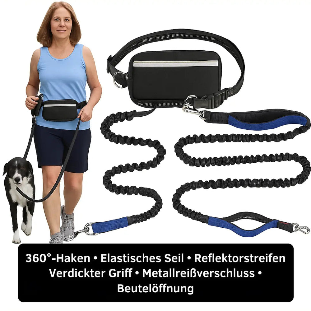 Enhanced Product Title: "Freihändig Spazieren: Innovative Leine & Tasche in Einem – Perfekt für Hundeausflüge" 

This title includes relevant keywords and highlights the product's unique features, making it more appealing for Google Shopping.