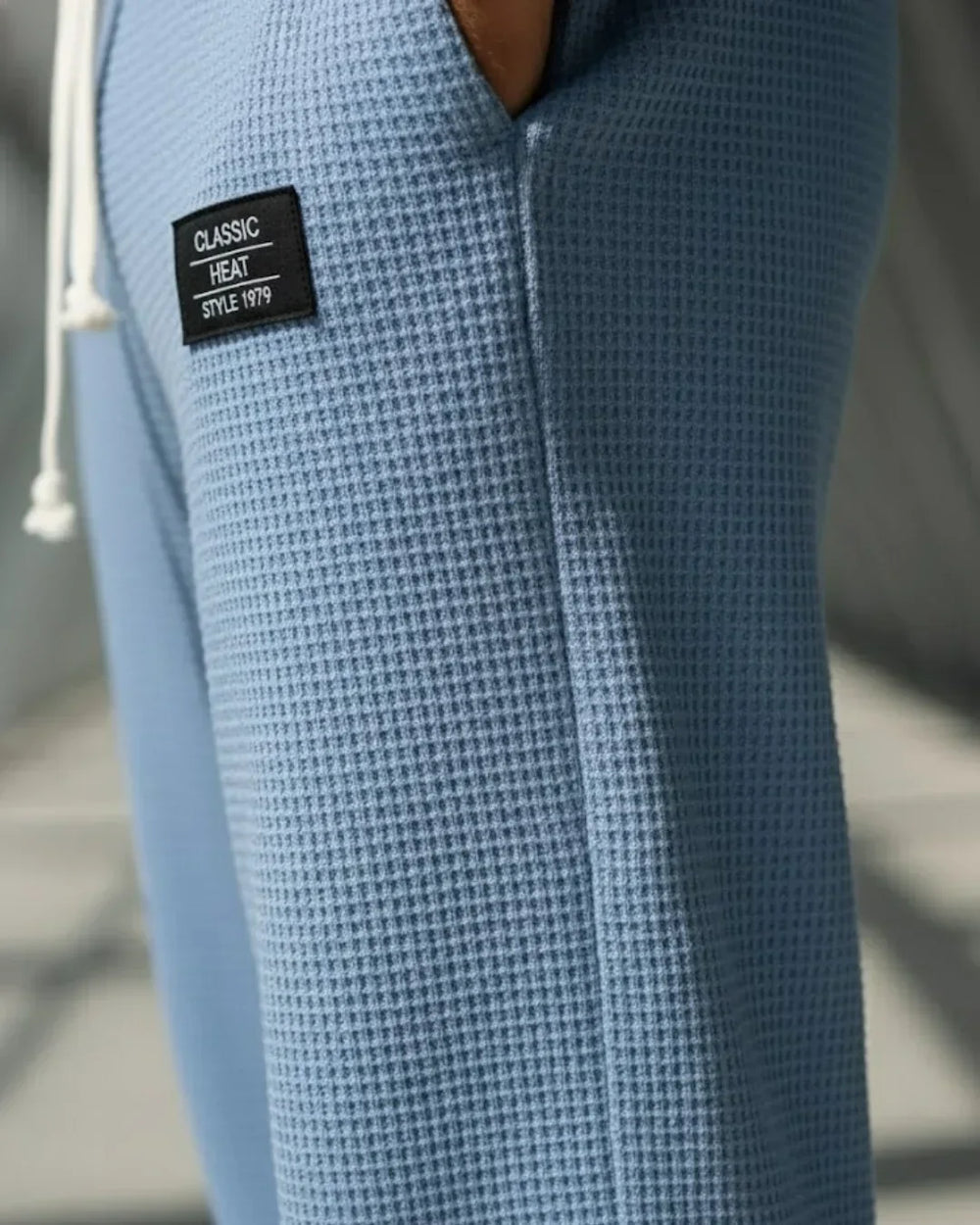 Casual Pants with Drawstring Waistband - Caspar