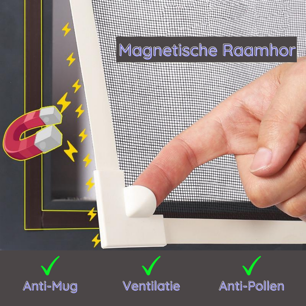 Magnetic Window Fly Screen – No-Drill Install, Trimmable Mesh & Insect Protection