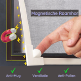 Magnetic Window Fly Screen – No-Drill Install, Trimmable Mesh & Insect Protection