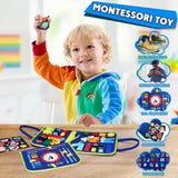 Montessori Fühlspiel Brett – Sensory Development Toy for Kids | Motor Skills Enhancement | Engaging Learning Activity