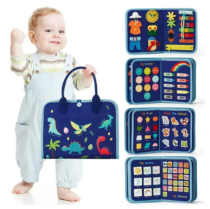 Montessori Fühlspiel Brett – Sensory Development Toy for Kids | Motor Skills Enhancement | Engaging Learning Activity