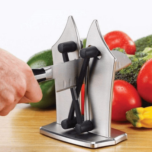 Knife Sharpener – Manual Design, Kitchen Tool & Fast Blade Sharpening