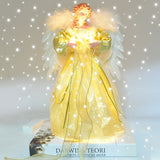 Animated Heavenly Angel Tree Topper – Illuminated Holiday Decor for Christmas Trees