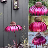 Bird Feeder Metal Garden Sunflower Hanging Outdoor Feeding Bowl